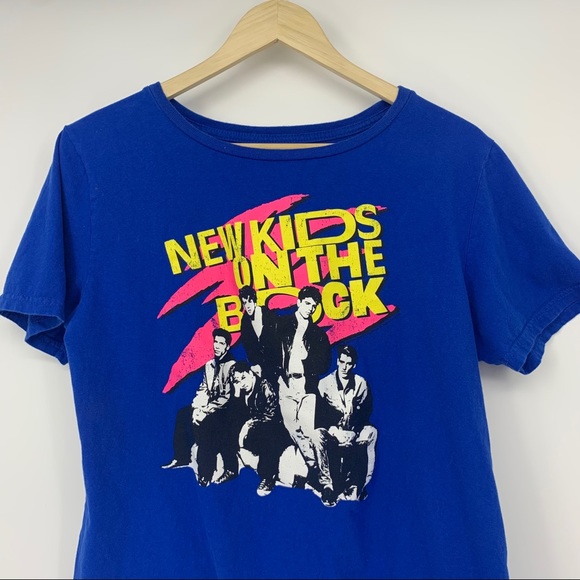 New Kids On The Block Blue Band Graphic T-Shirt XL - Picture 5 of 7